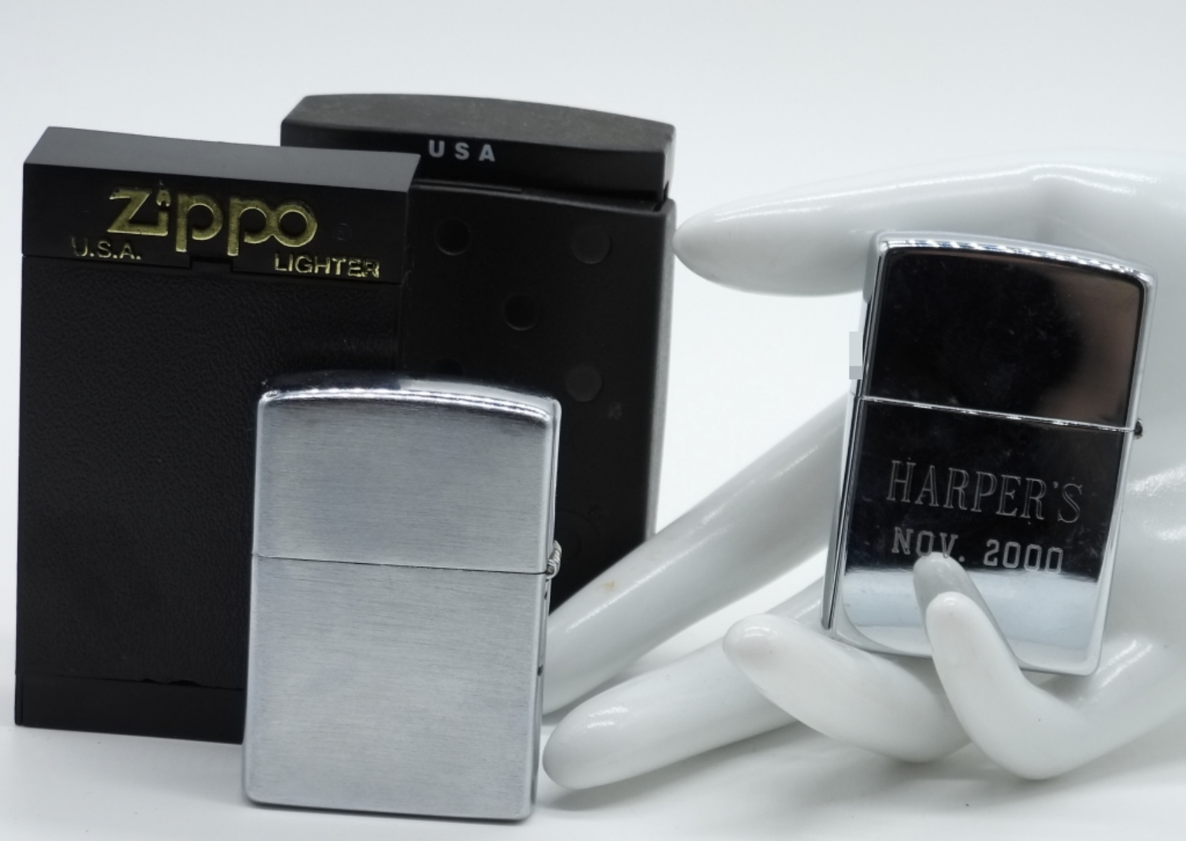 Zippo Southern Comfort Chrome Lighters & Deer