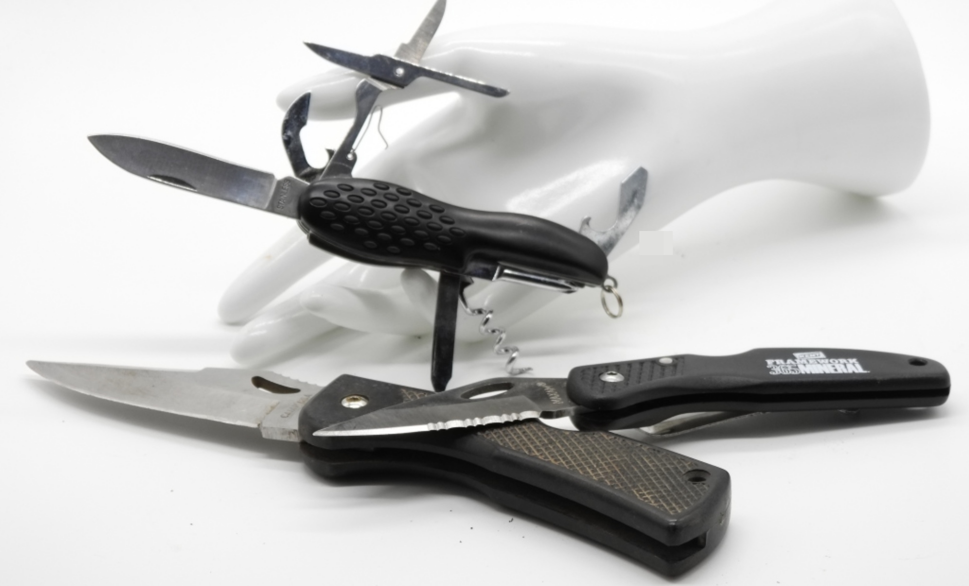 2 Folding Knives & Multi-Tool Lot