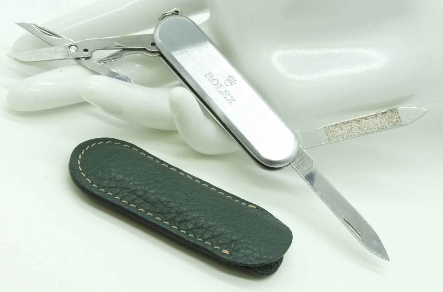 Rolex Swiss Army Multi-Tool with Leather Sheath