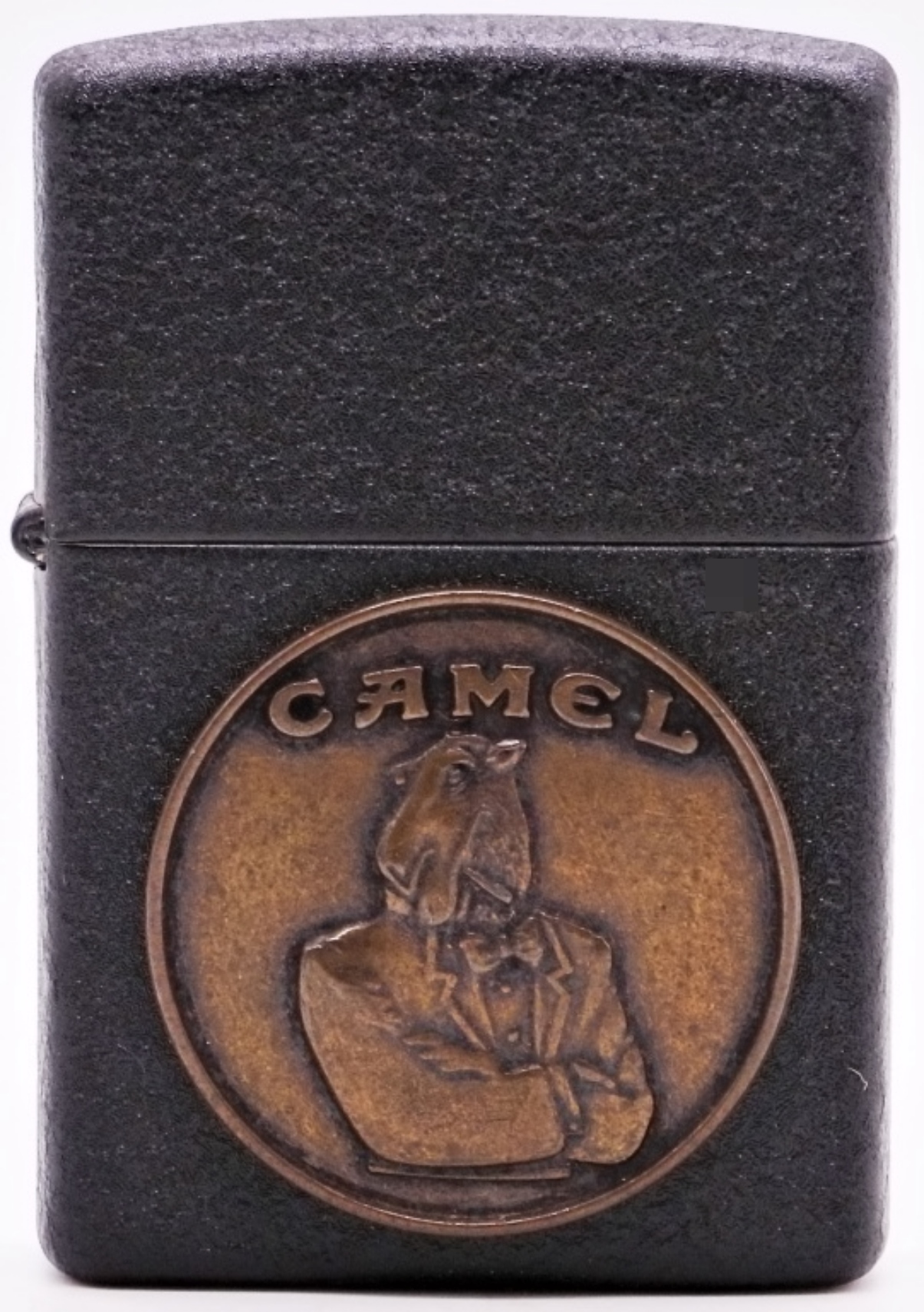 Camel Advertising Zippo Lighter, Black Crackle