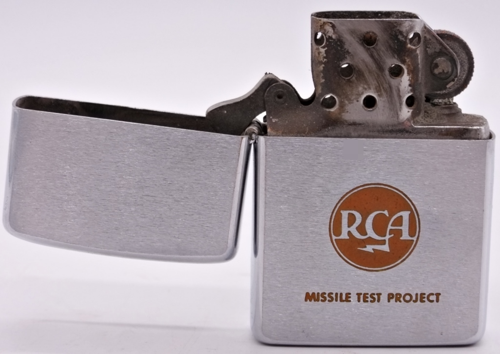 1970 Zippo RCA Missile Test Project Advertising