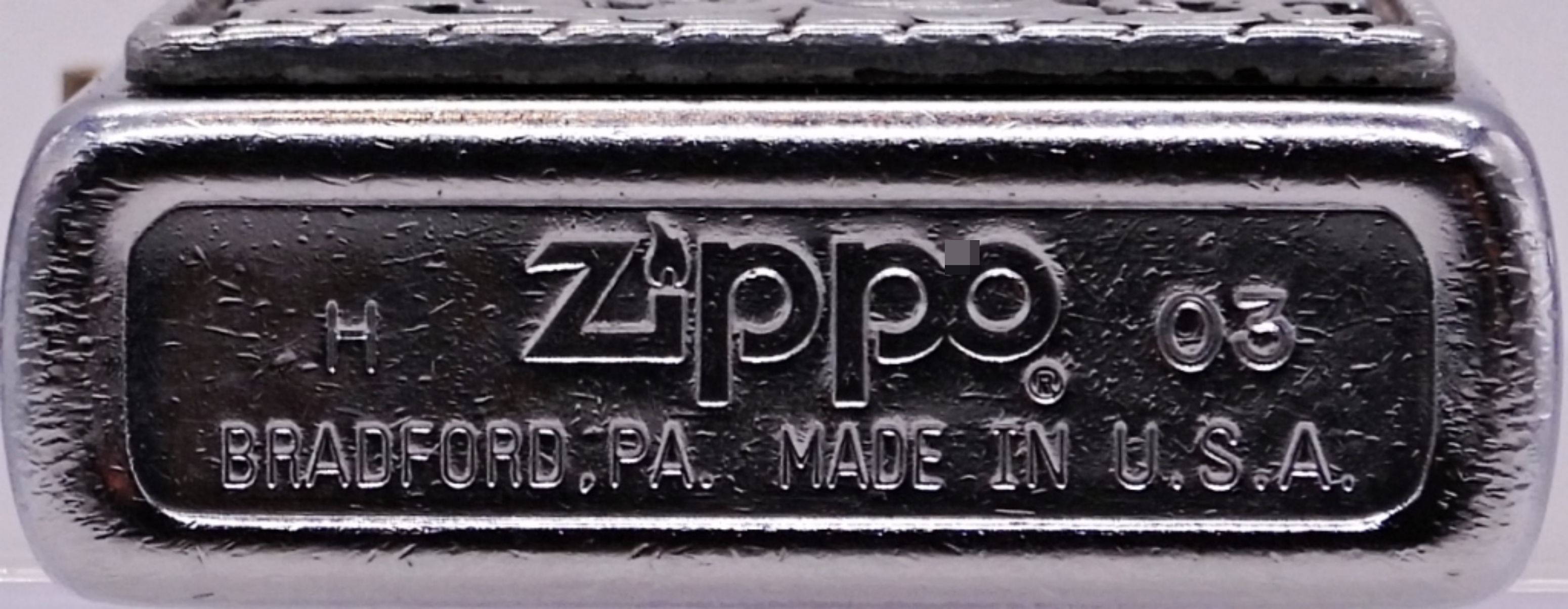 2003 Zippo Marlboro Storming Scroll Lighter