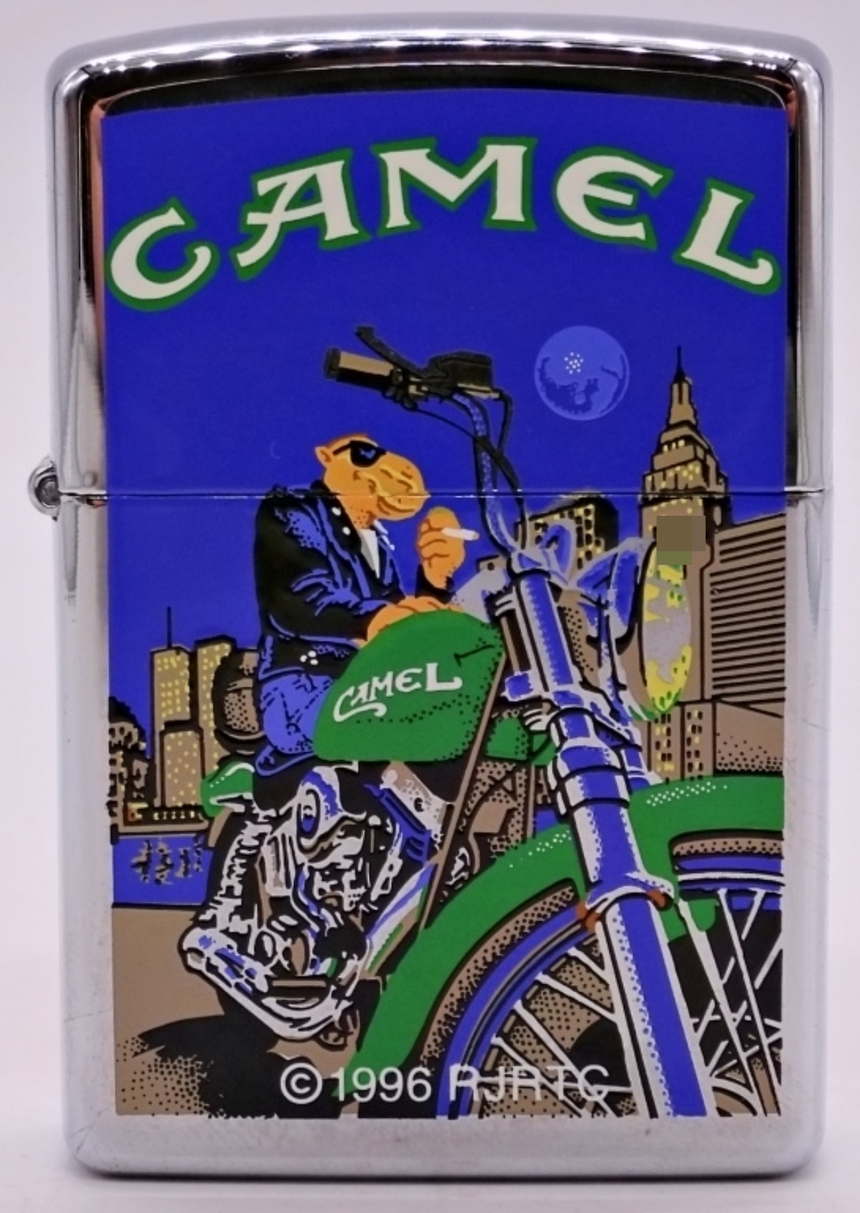 1997 Zippo Camel Motorcycle Lighter, Chrome