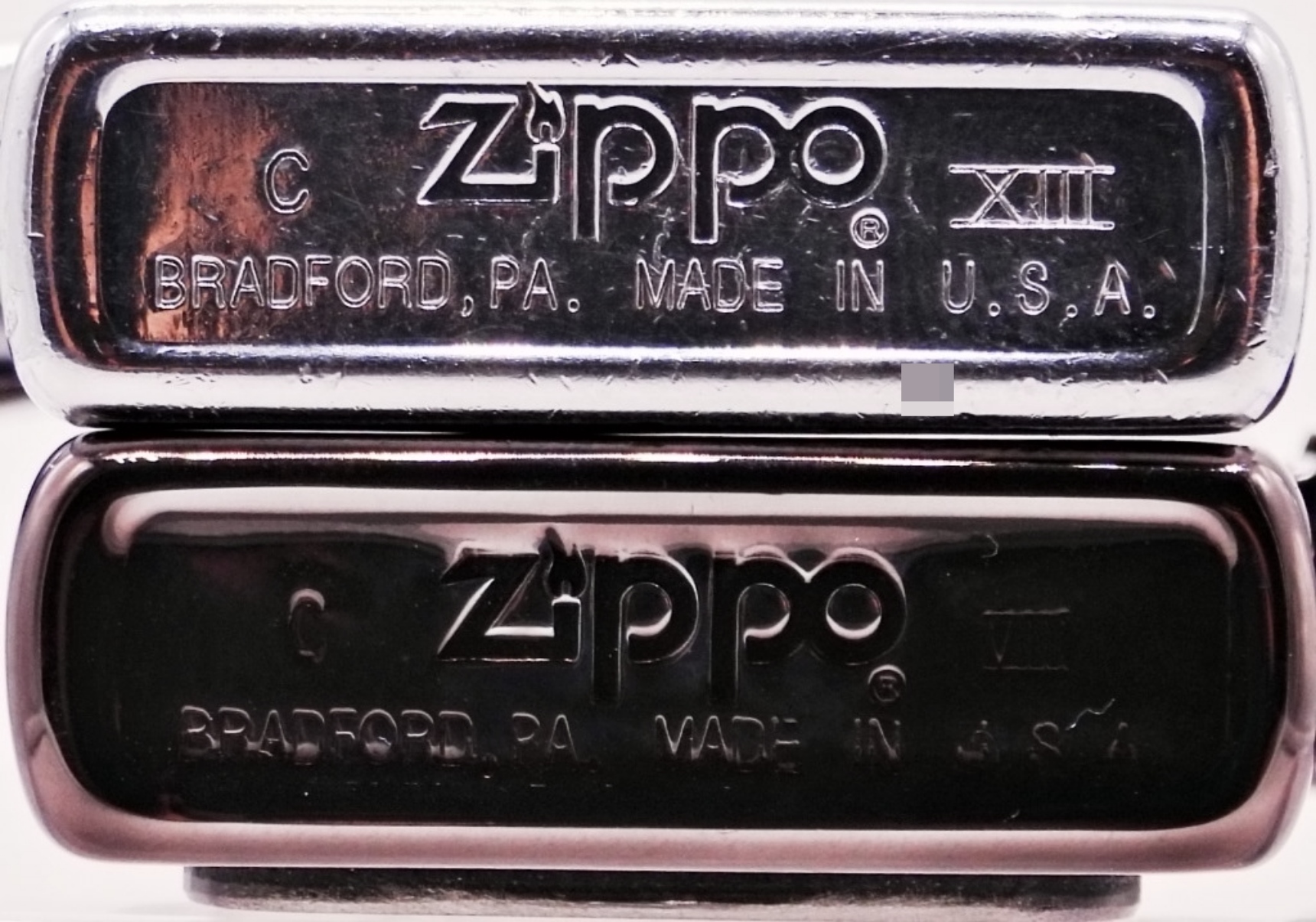 Two Camel Zippo Lighters, 1992 and 1997