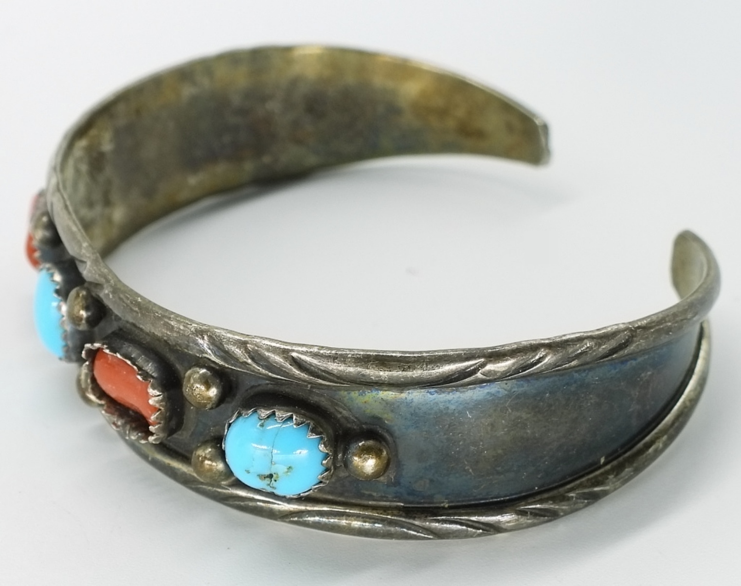Navajo 925 Turquoise Bracelet & Ring Set