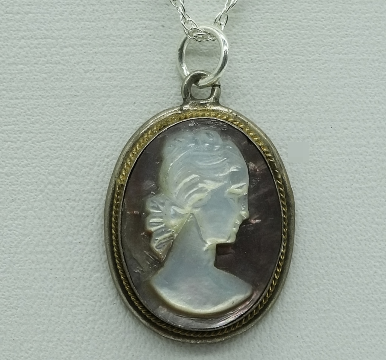 Sterling Cameo Ring & Pendant