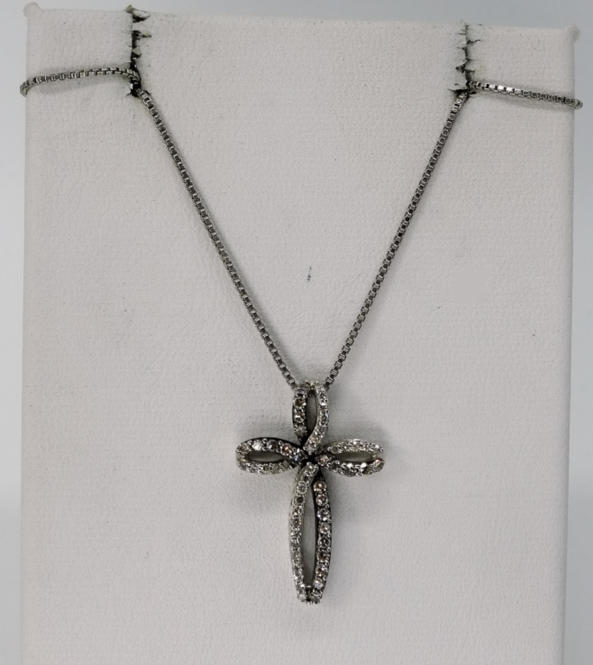 Three Sterling Cross Necklaces