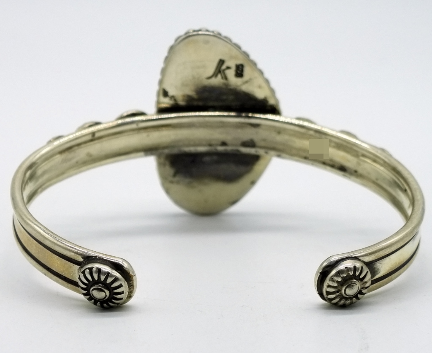 Navajo 925 Turquoise Cuff Bracelet