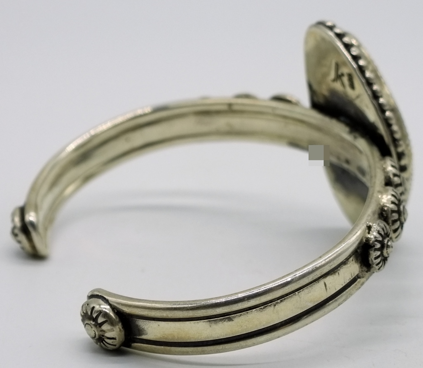 Navajo 925 Turquoise Cuff Bracelet