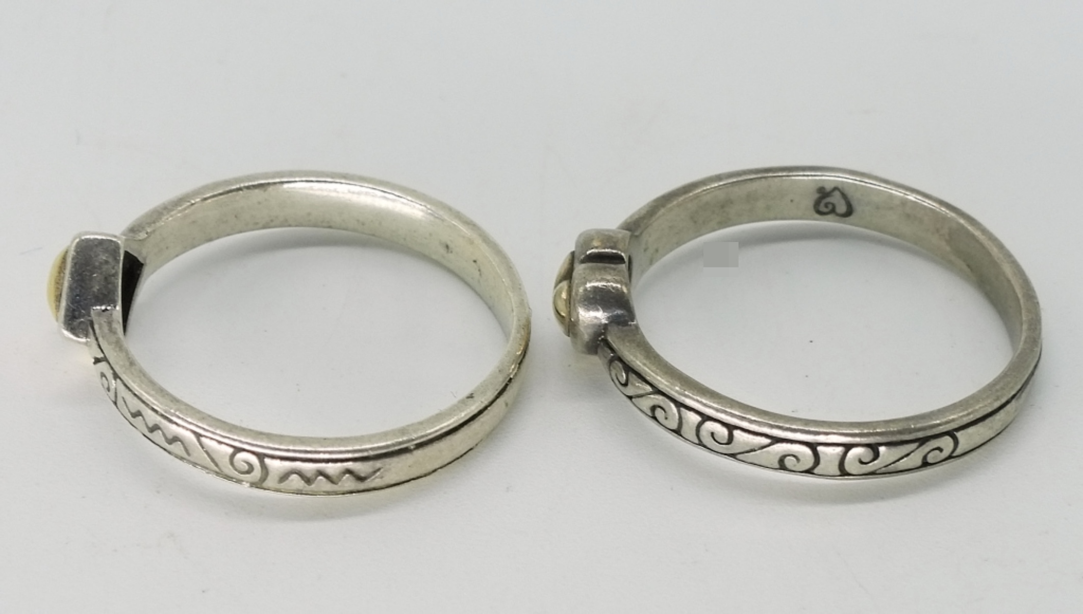 Three Brighton Sterling Silver Rings