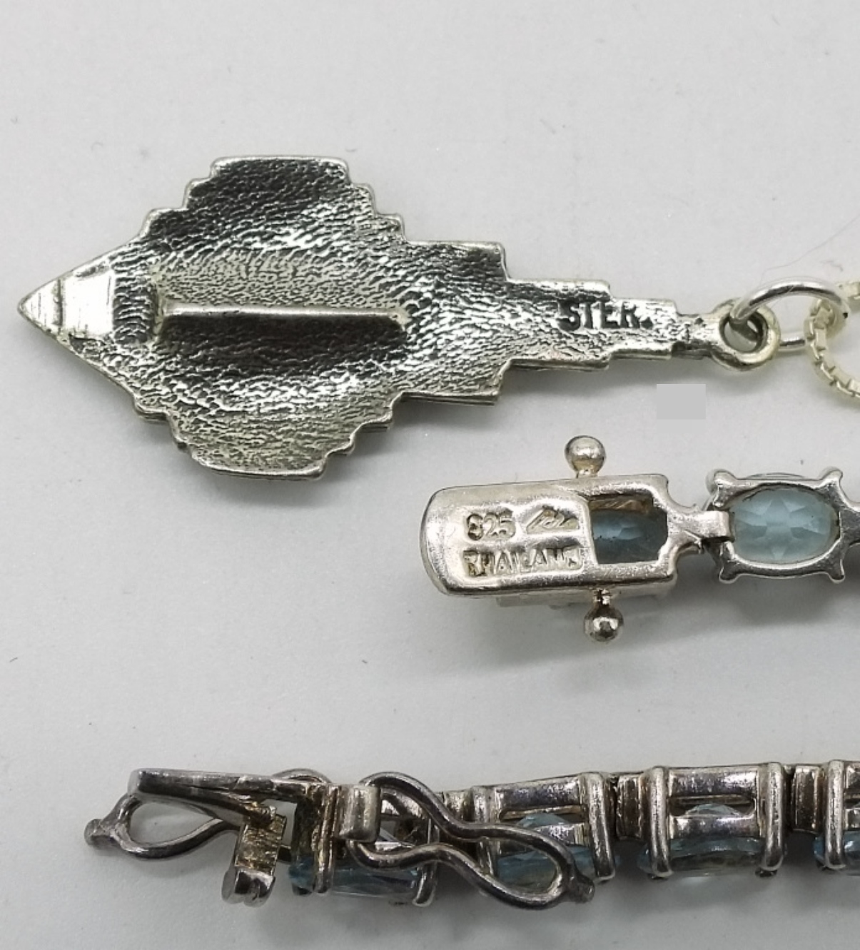 Sterling Blue Topaz Jewelry Set