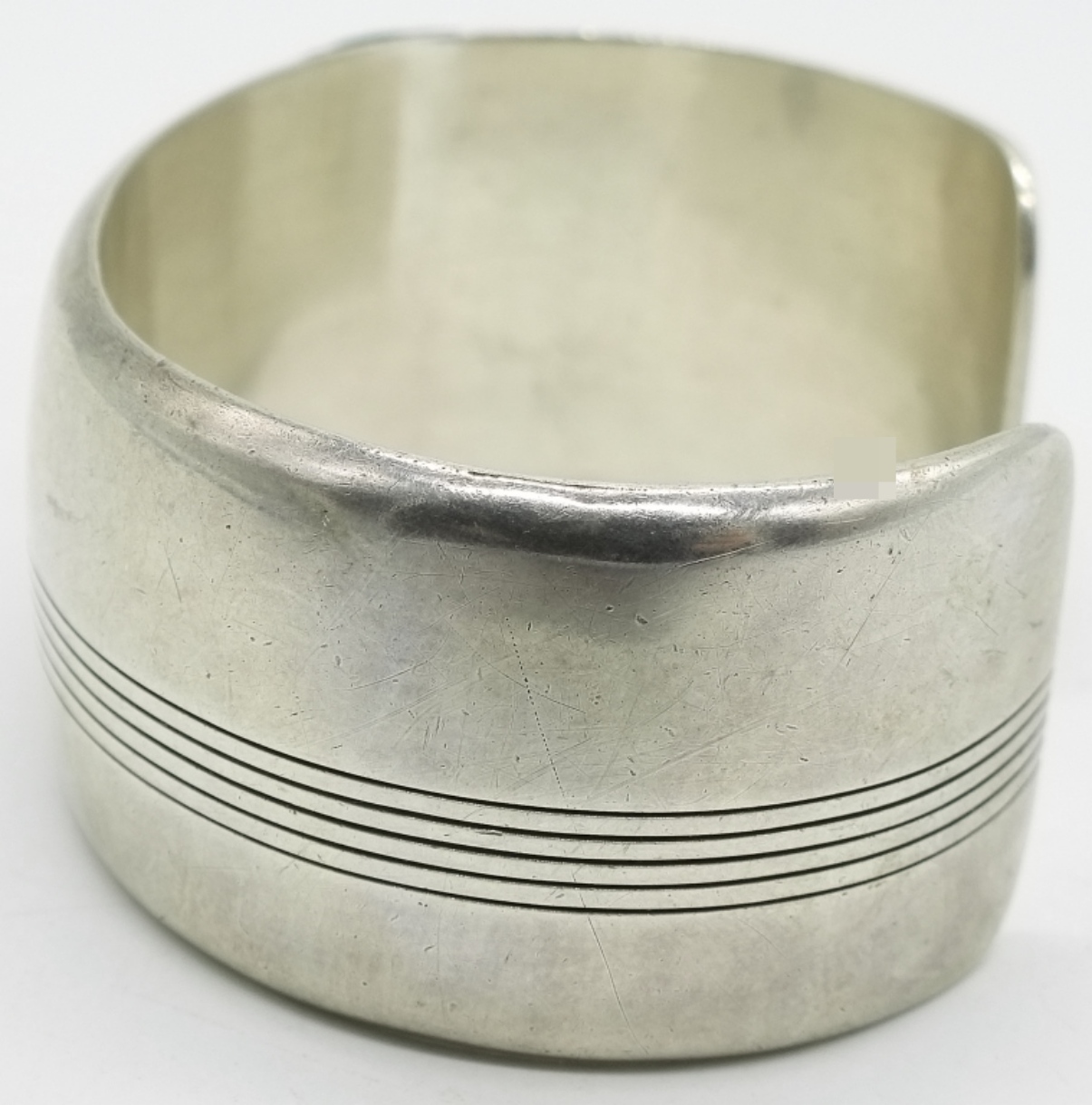 Joe Willeto Sterling Silver Navajo Cuff Bracelet