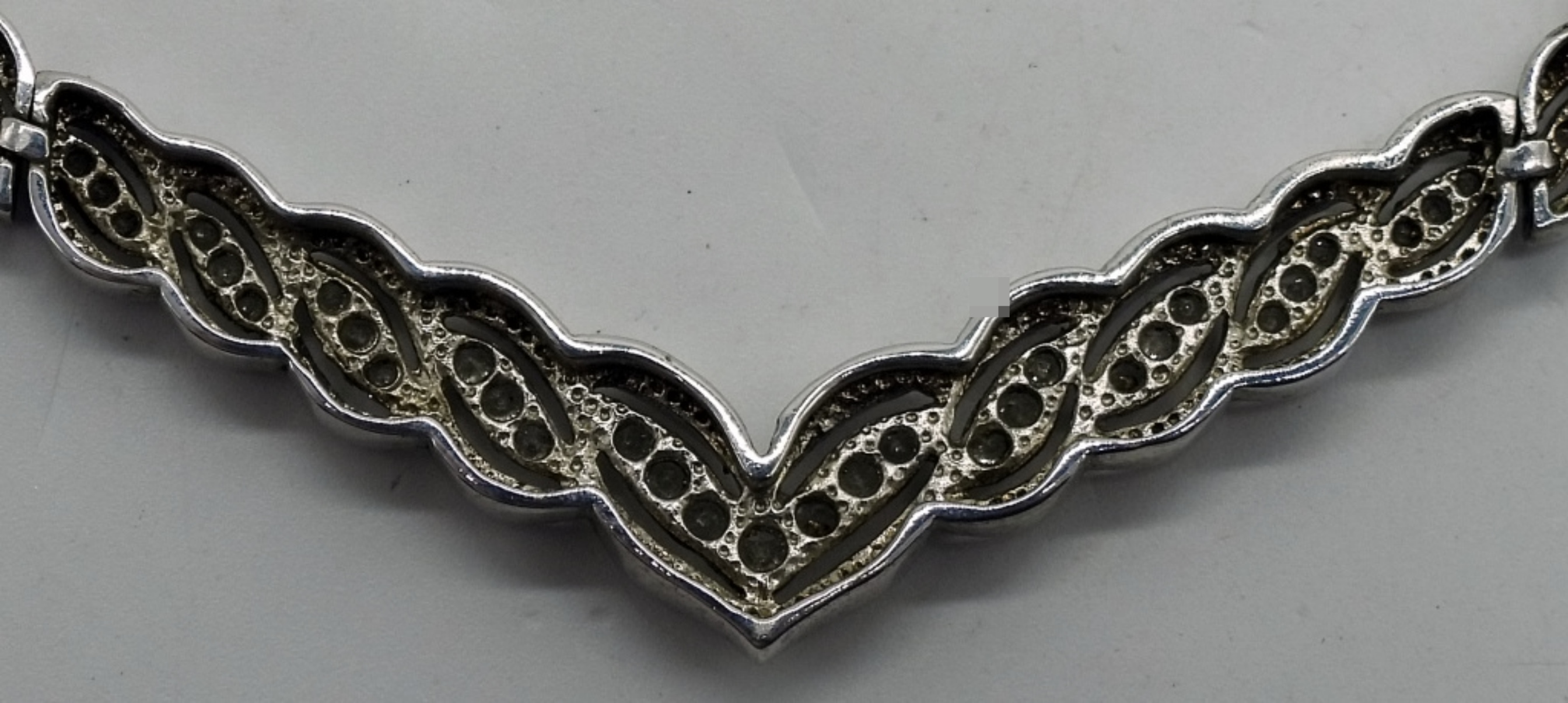 Sterling Diamond Necklace