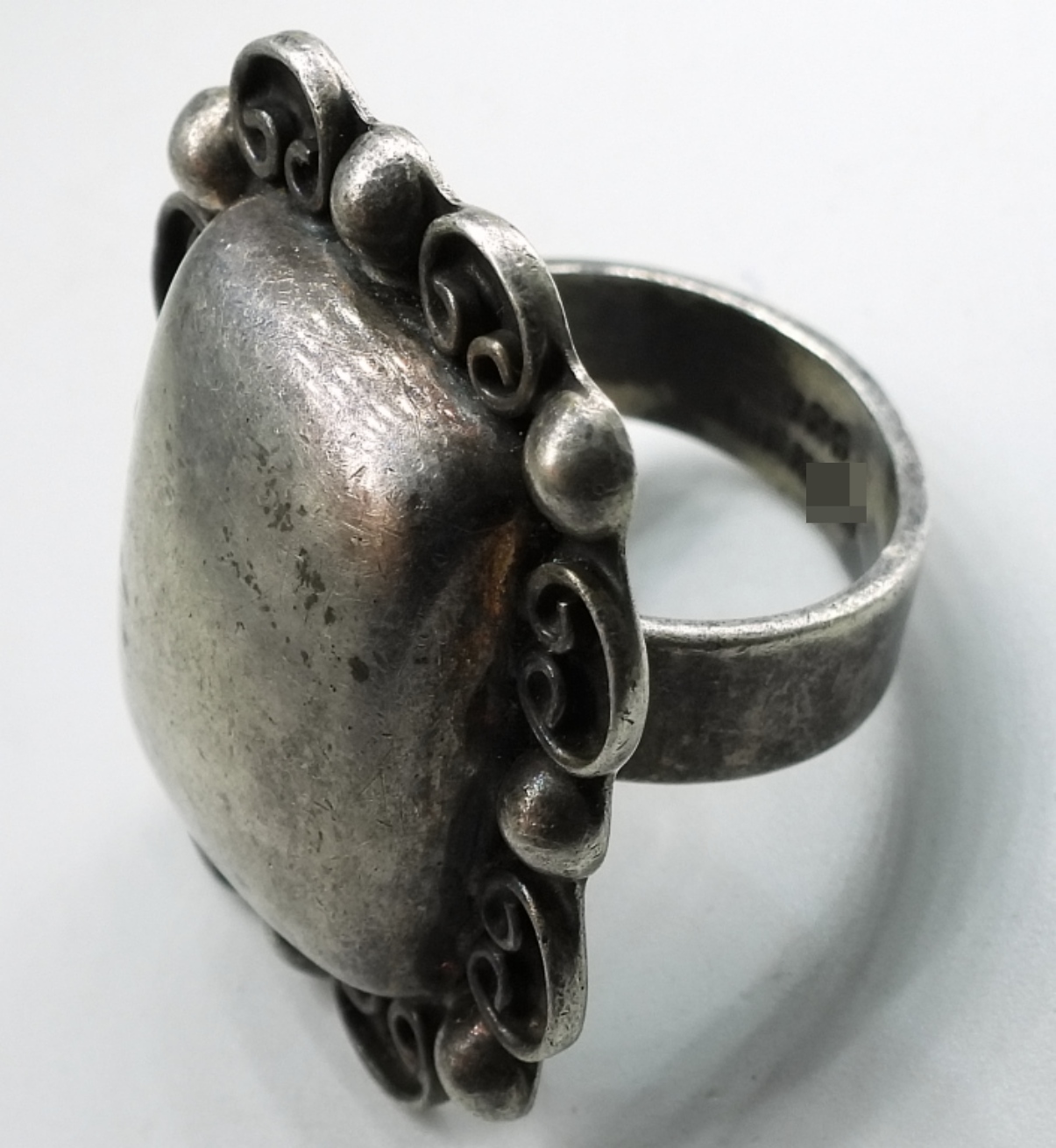 Sterling Cuff Bracelet & Ring