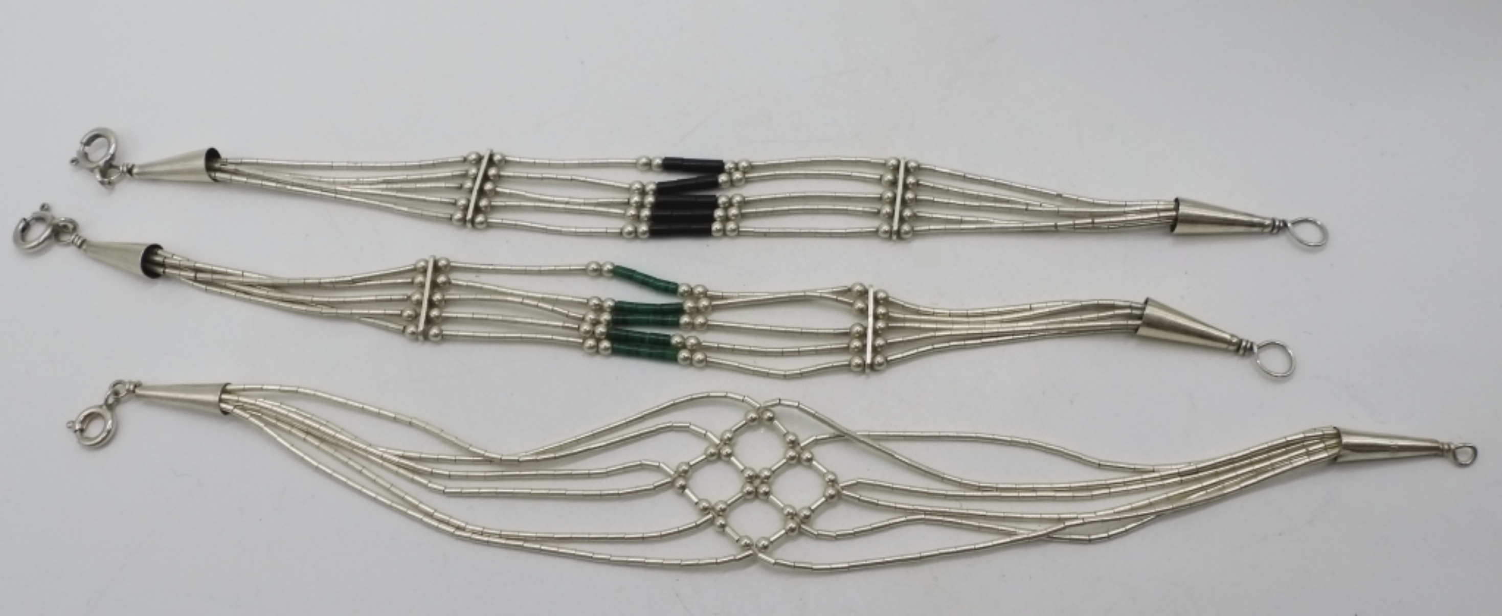Liquid Sterling Silver Jewelry Set, 4 Pieces