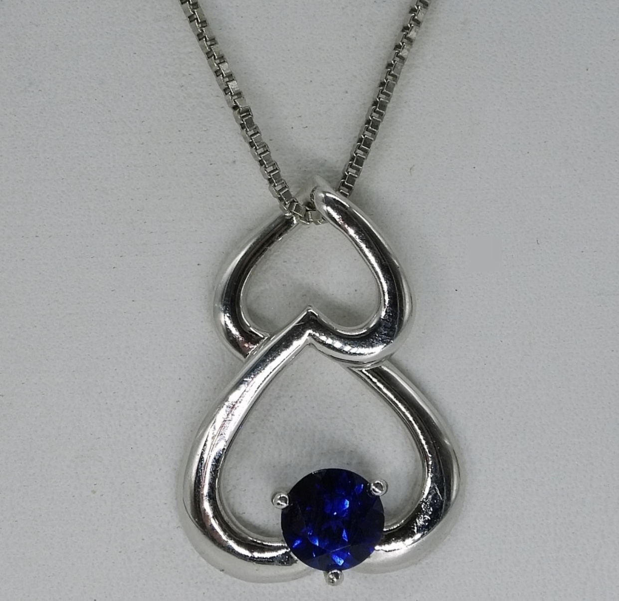 5 Sterling Heart Pendants