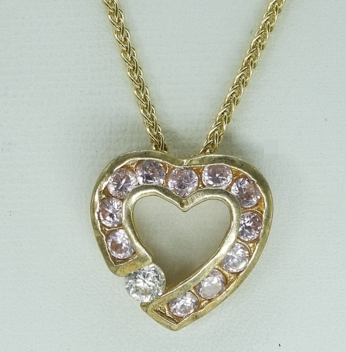 5 Sterling Heart Pendants