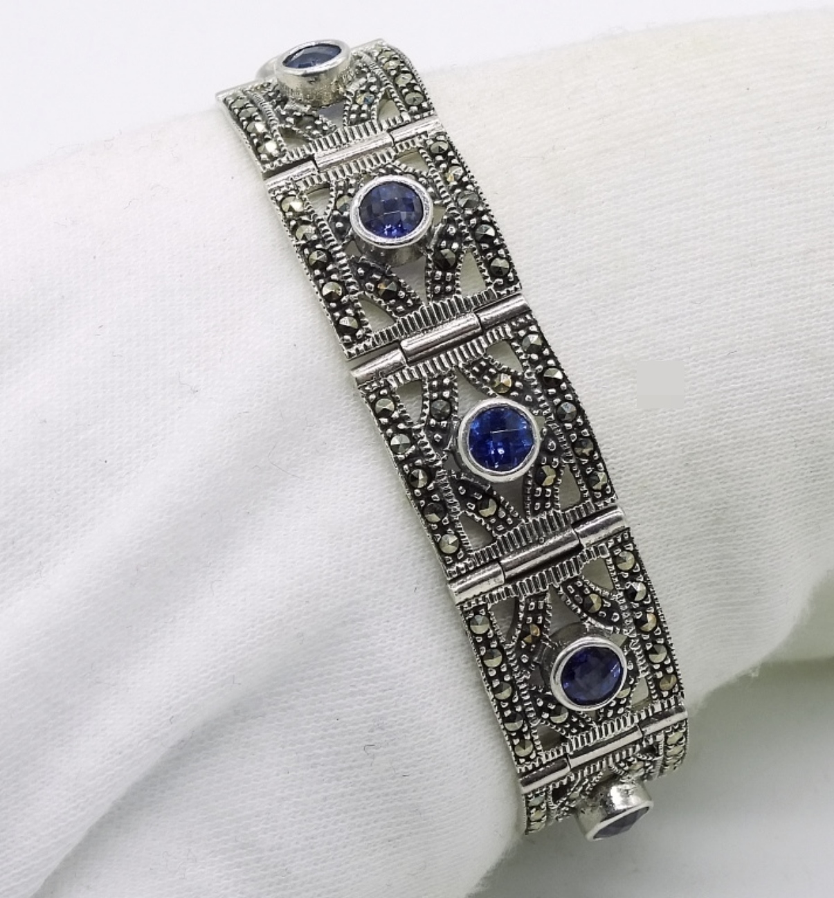 Sterling Marcasite Bracelet