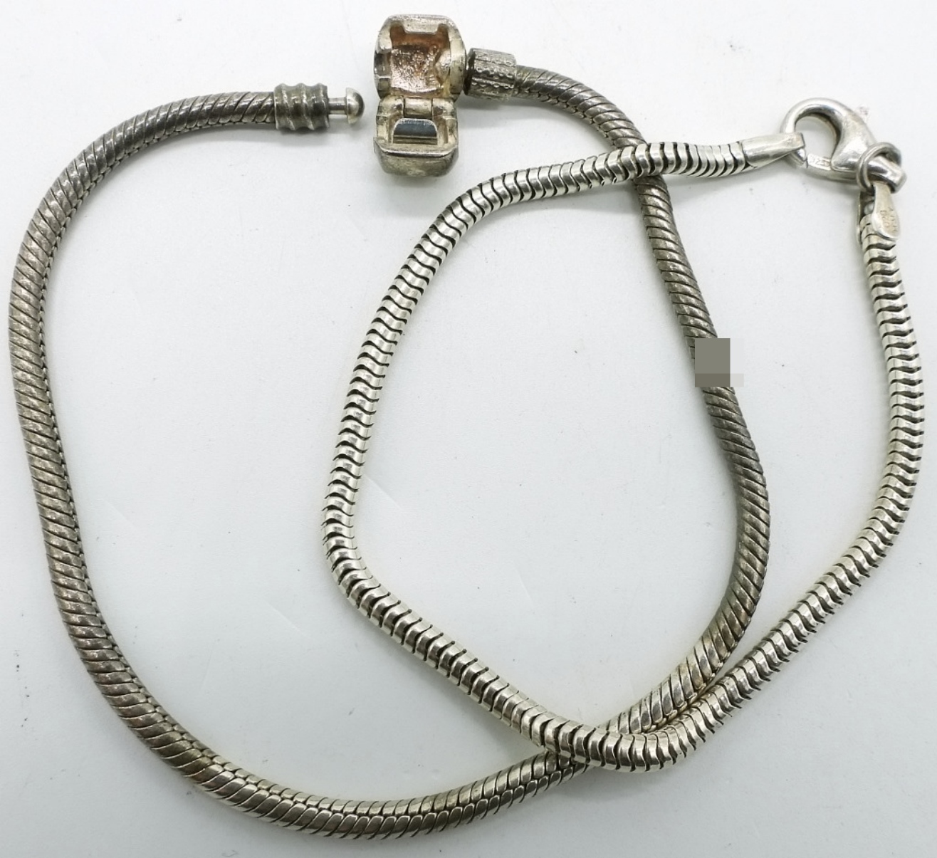 2 Sterling Charm Bracelets