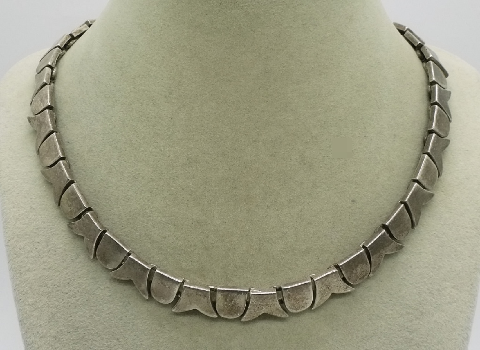 Taxco Sterling Link Necklace