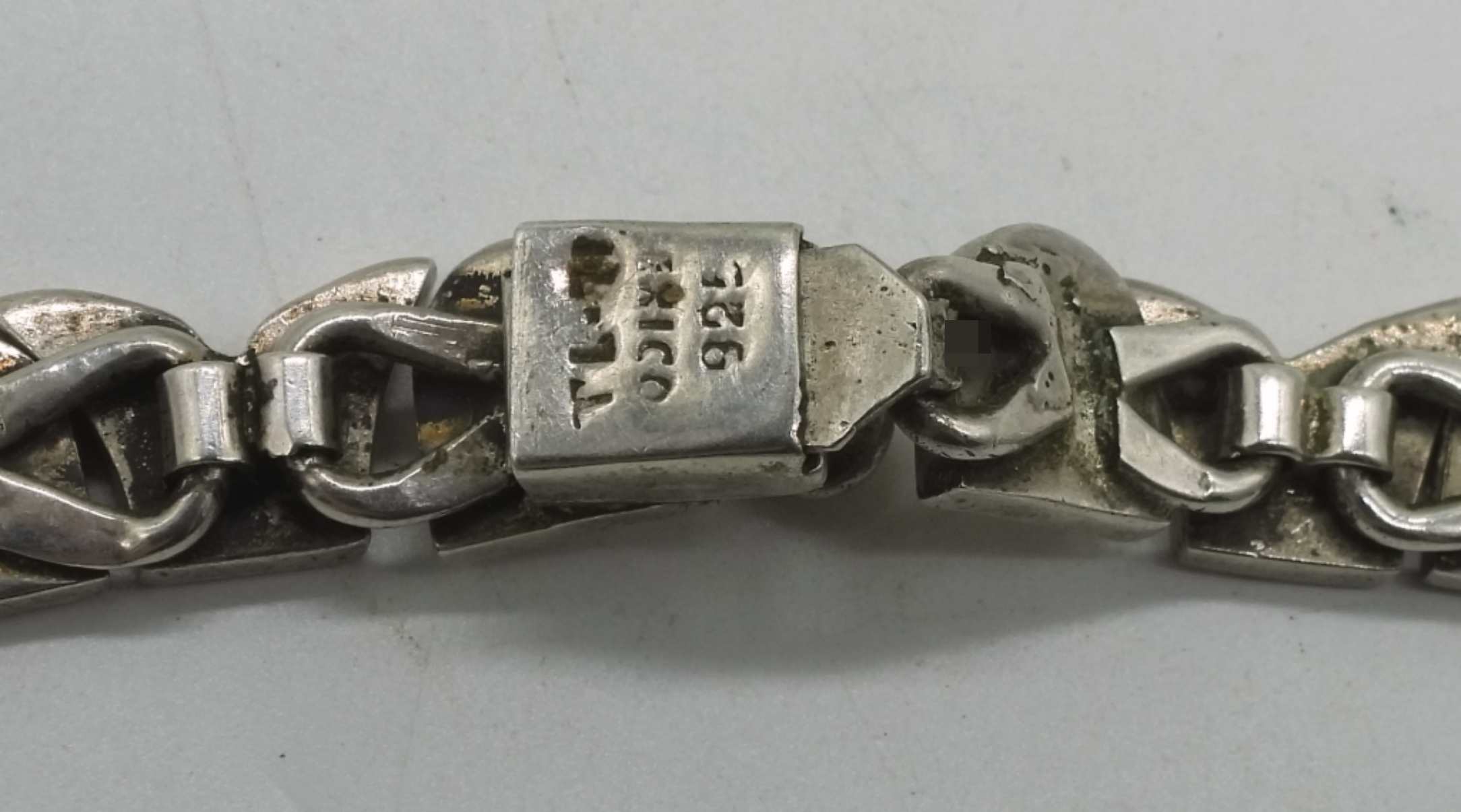 Taxco Sterling Link Necklace