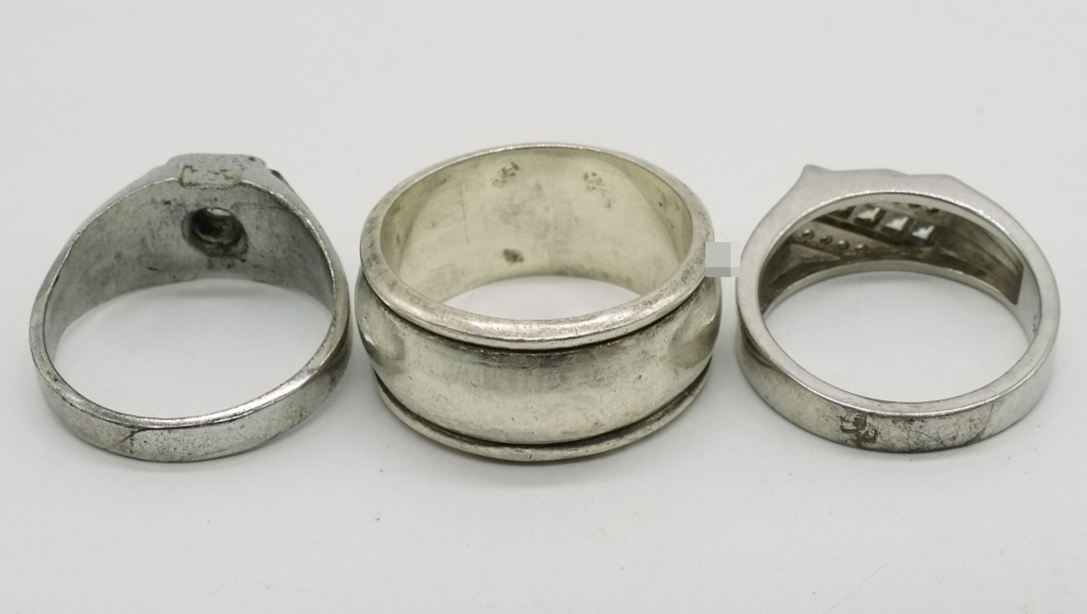 3 Sterling Rings