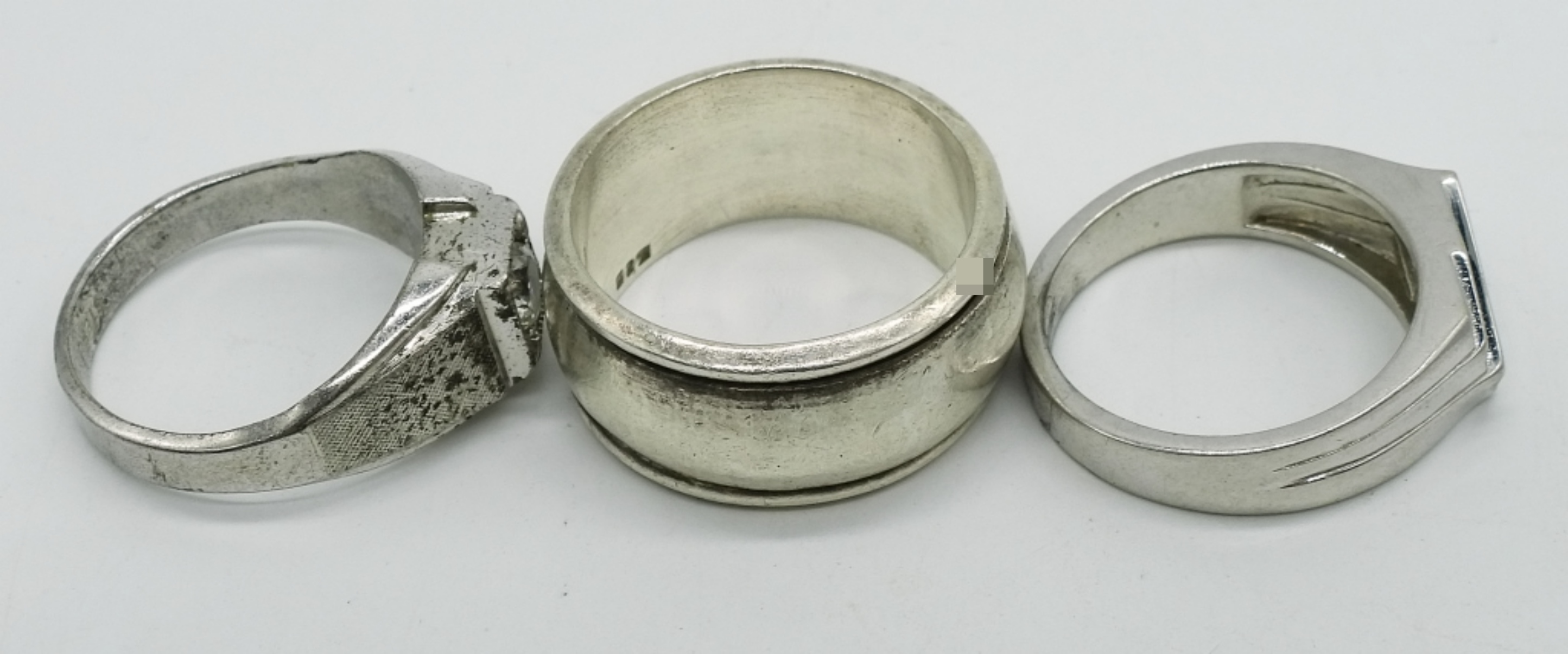3 Sterling Rings