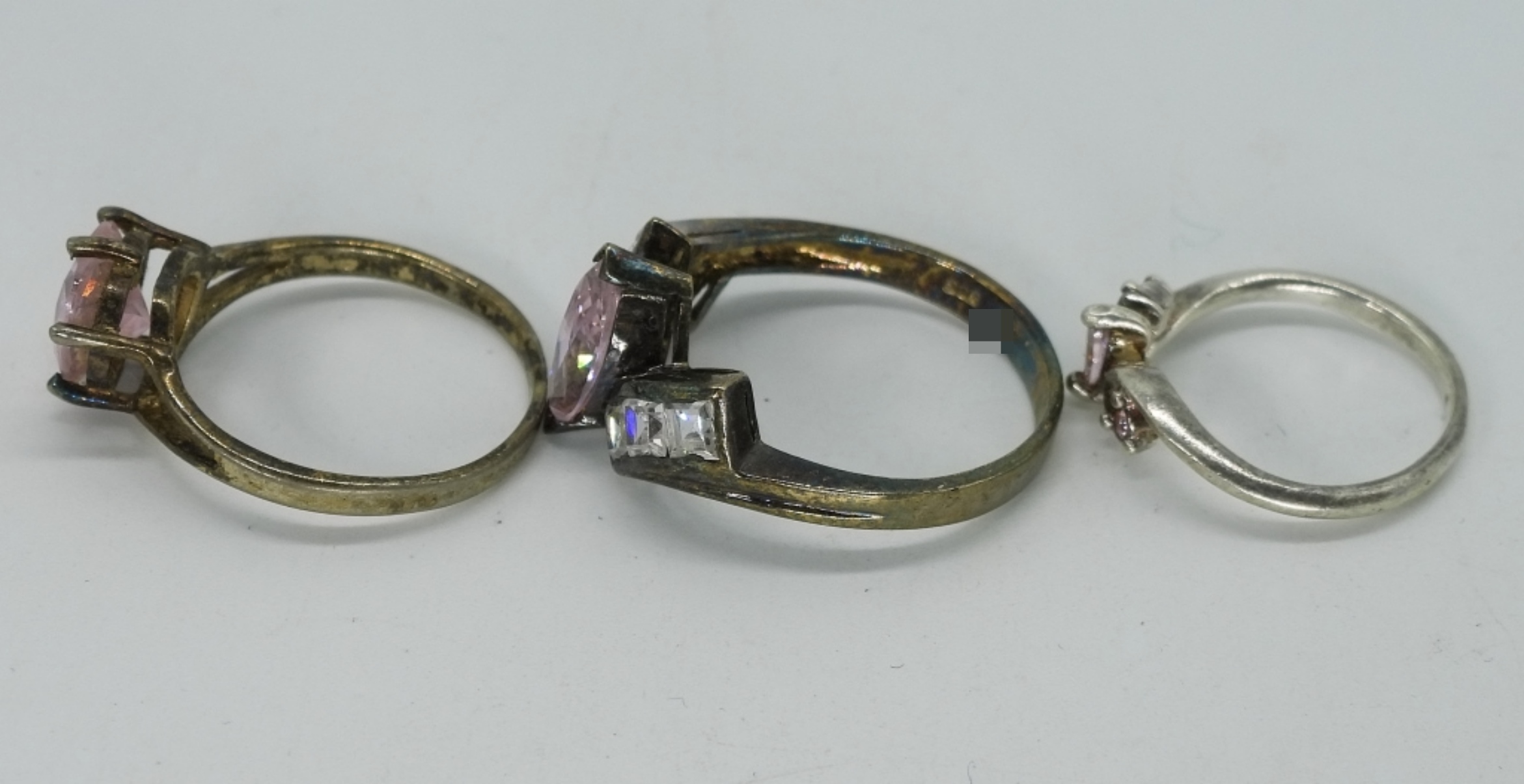 7 Piece Sterling Ring & Pendant Lot
