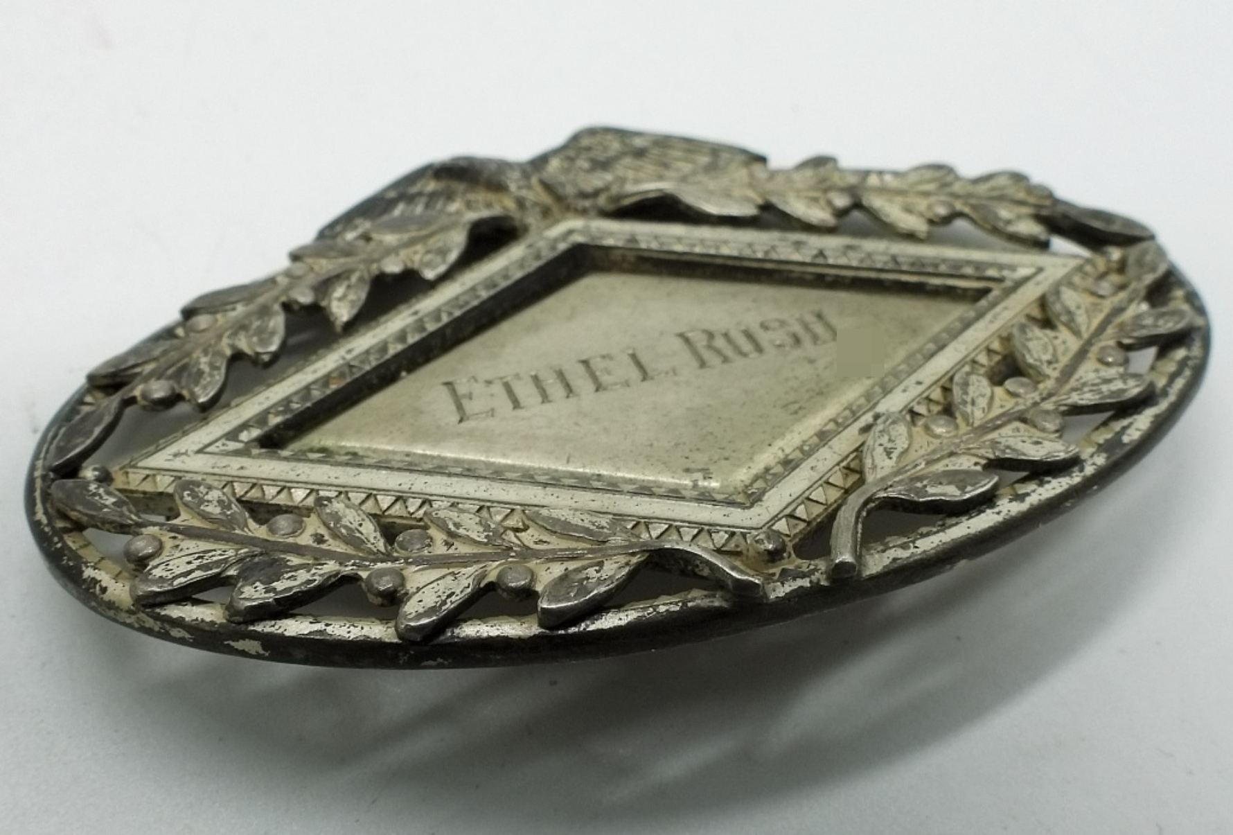 WWII Army Jr. Hostess Badge "Ethel Rush"