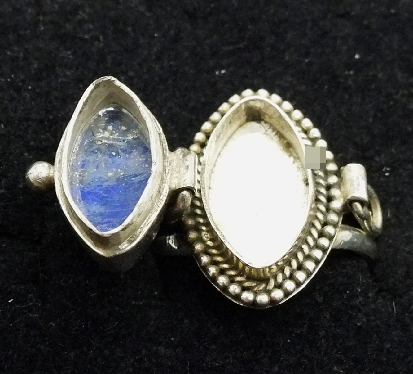 Sterling Silver Rings, Lapis & Turquoise, Lot of 4