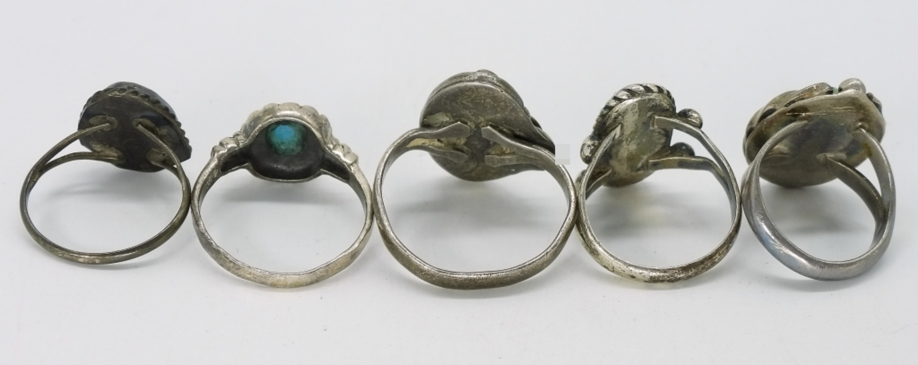 7 Pieces of Vintage Sterling, Turquoise Jewelry
