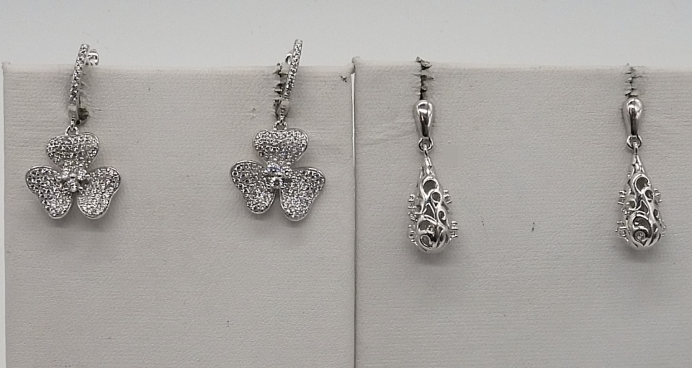 Sterling Silver Earring Lot - 3 Pairs