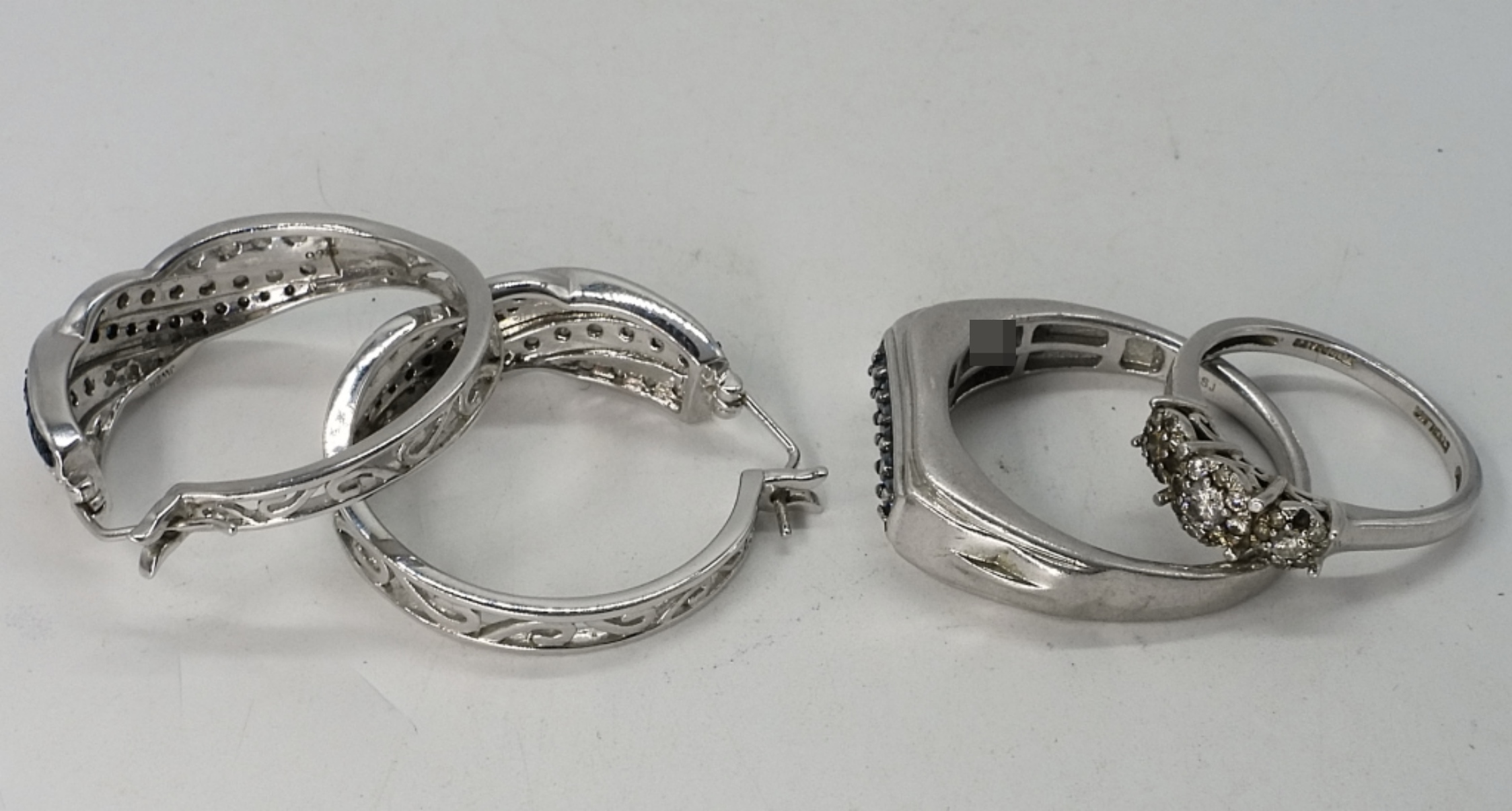 Sterling Diamond Jewelry Set