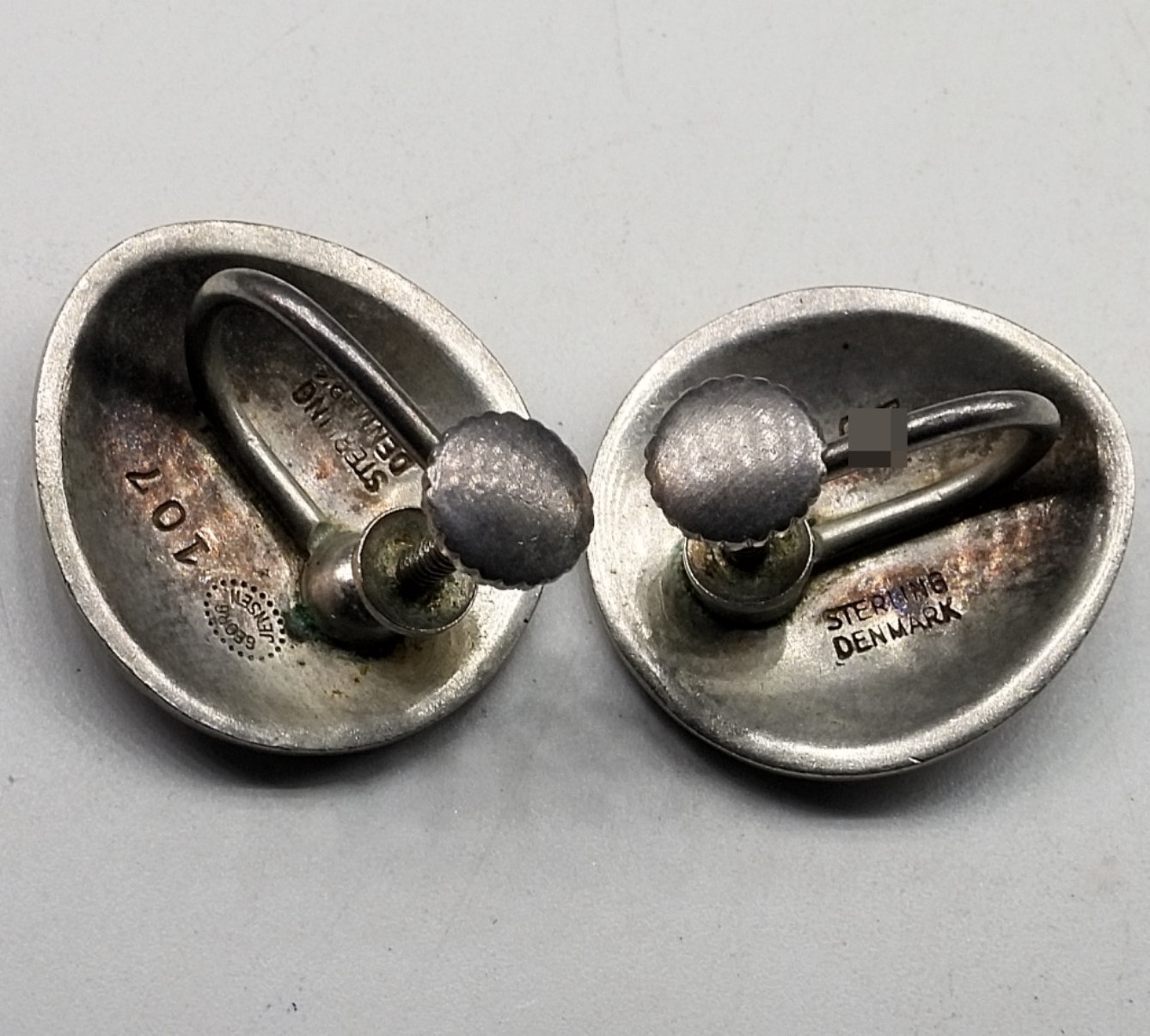 3 Pair Sterling Vintage Earrings