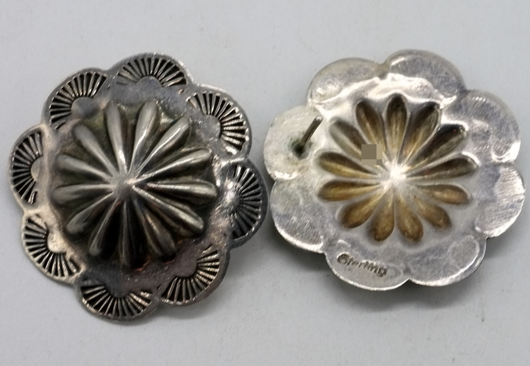 3 Pair Sterling Vintage Earrings