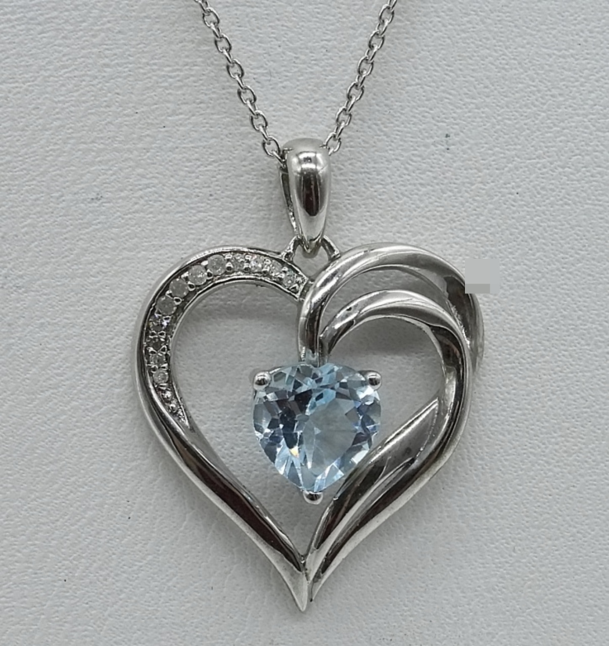 Sterling Silver Blue Topaz Aquamarine Jewelry Lot