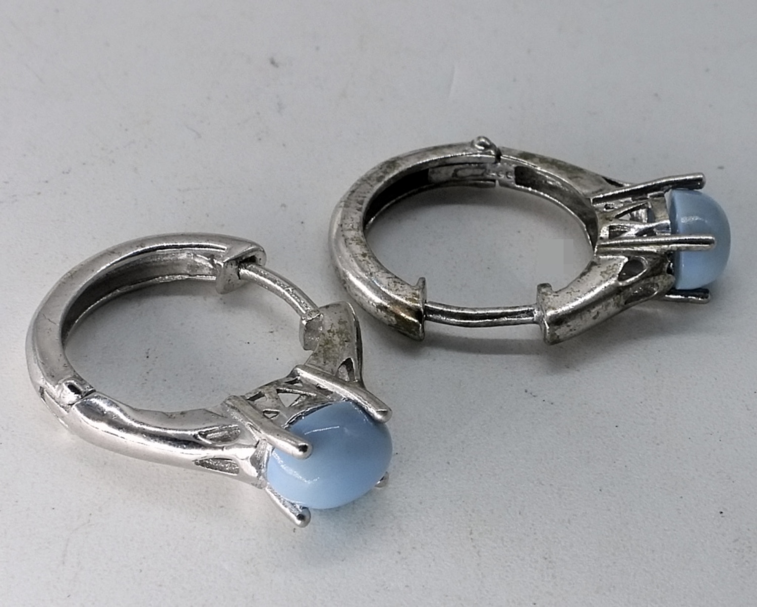5 Pair 925 Earrings with Larimar & More