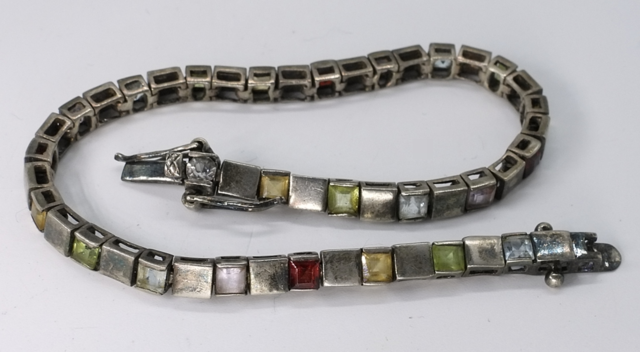 Sterling Garnet Marcasite Jewelry Set