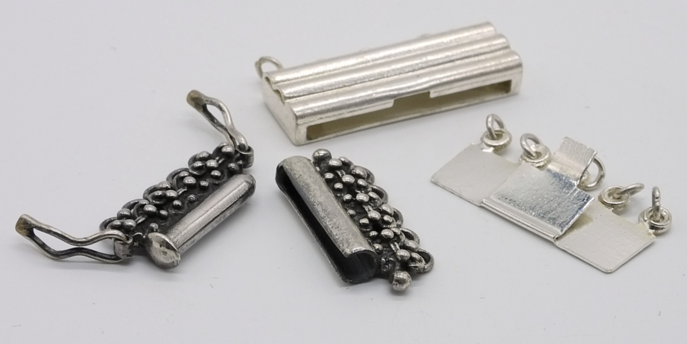 Sterling Silver Multi-Strand Clasp Lot