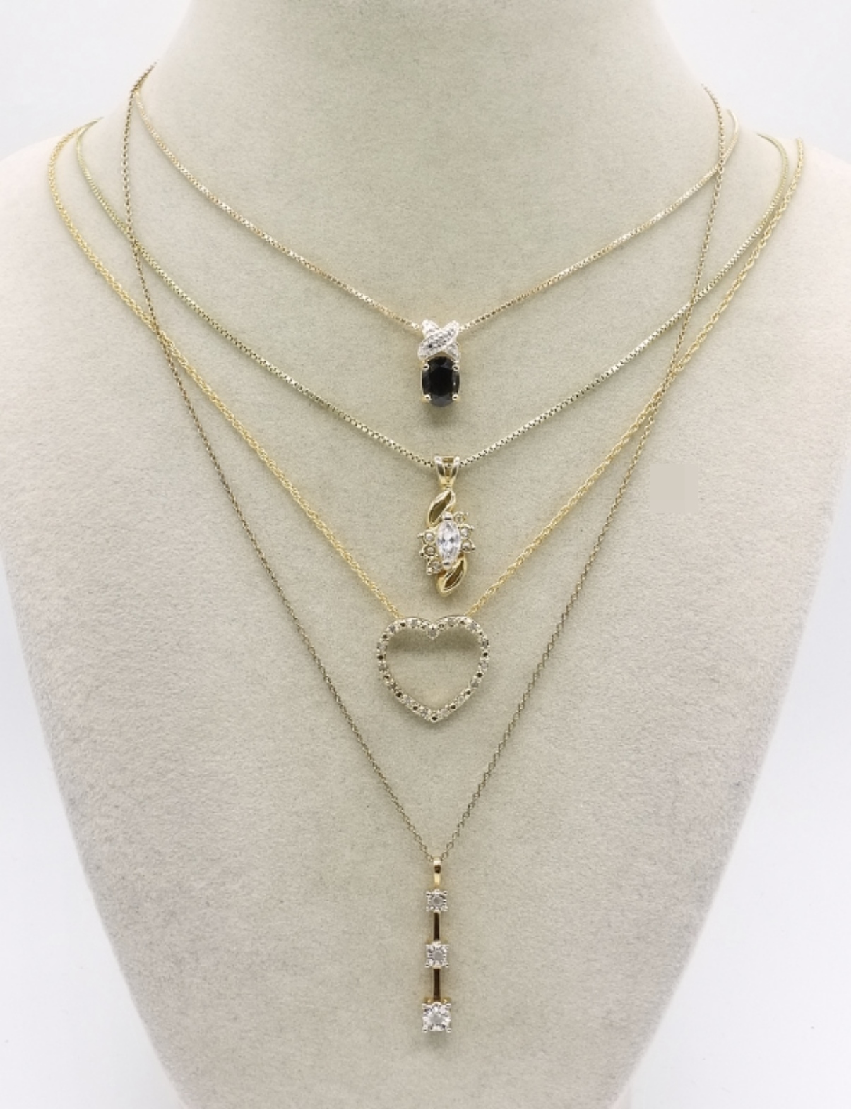 4Sterling Gold-Tone Fashion Necklaces