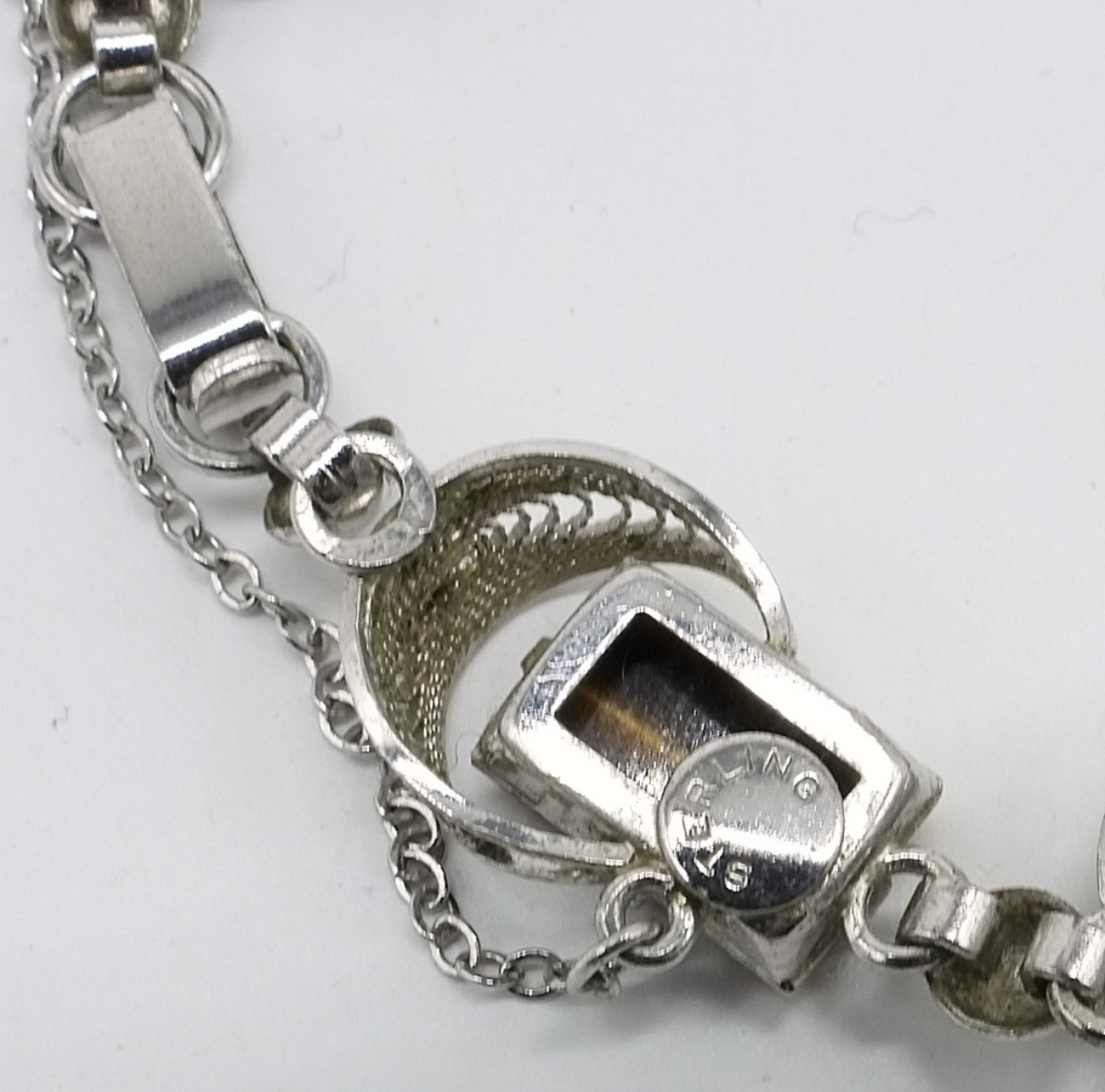 3 Piece Sterling Onyx Marcasite Jewelry Set