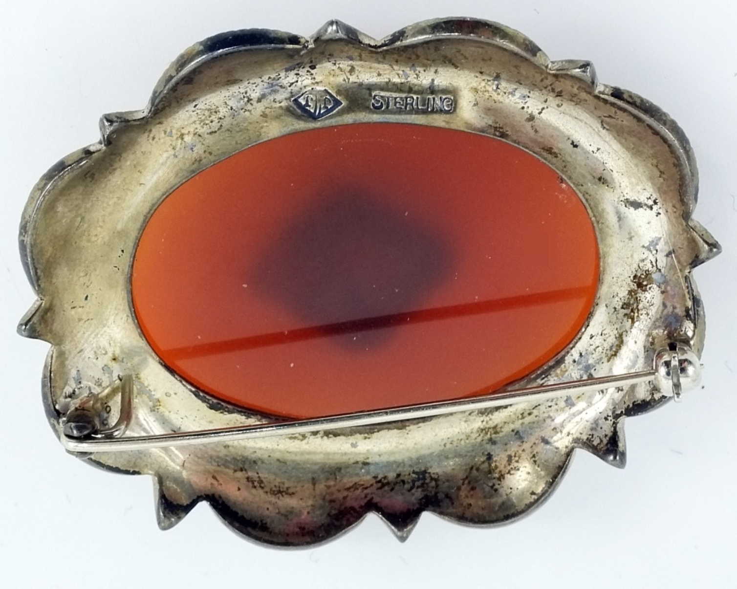 Carnelian & Green Onyx Vintage 925