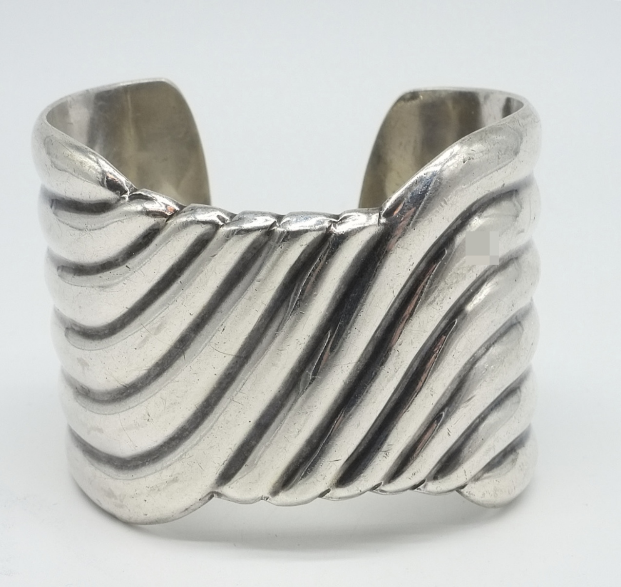 Taxco Sterling Cuff Bracelet