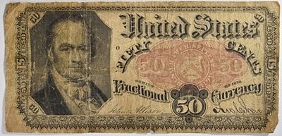 1875 50 Cent Fractional Currency 5th Issue