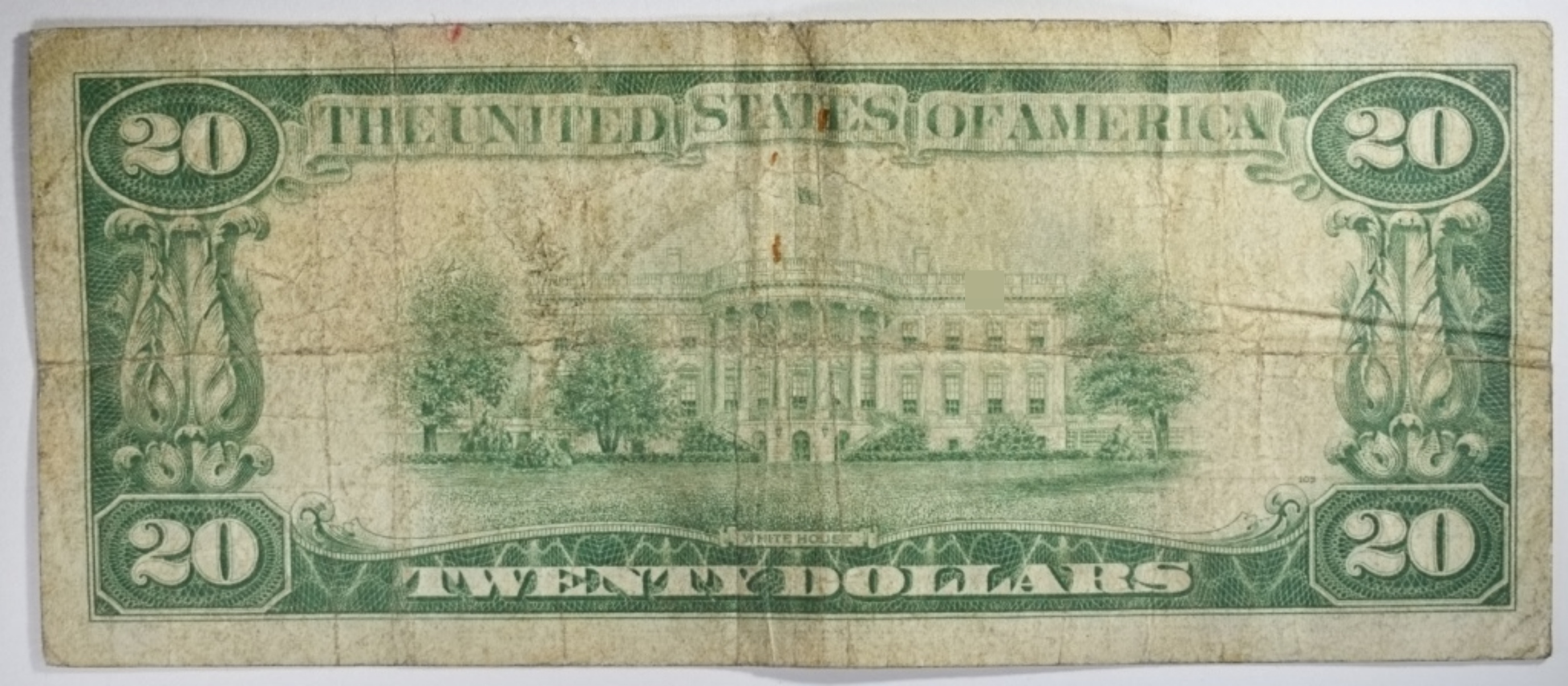 1928 $20 Gold Certificate SN A26206807A