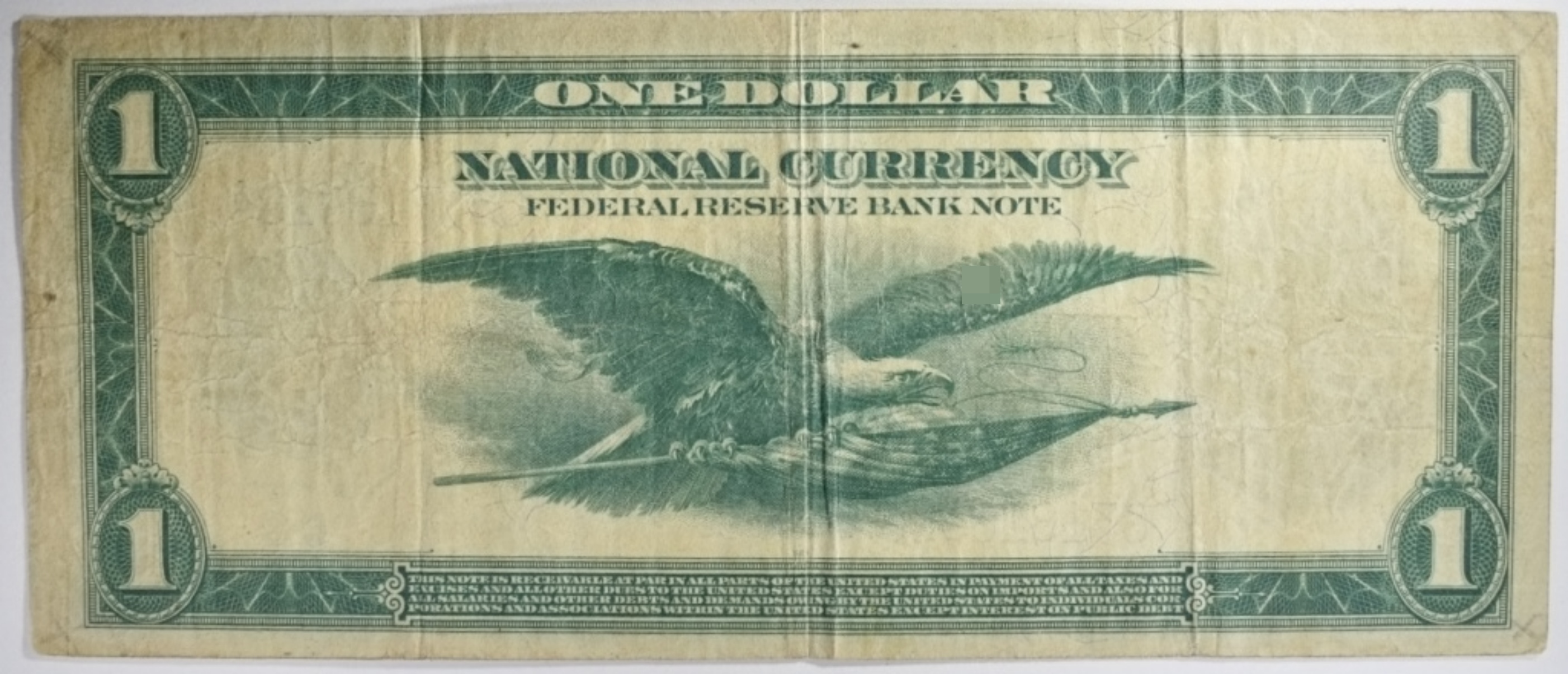 1914 $1 National Currency SN C31816918A C-3