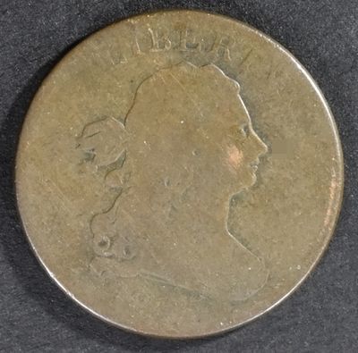 1805 Large 5 w/Stems Half Cent
