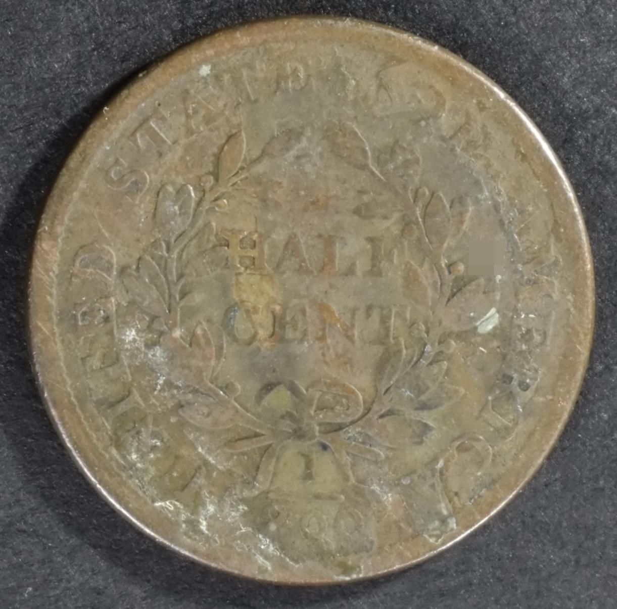 1805 Large 5 w/Stems Half Cent