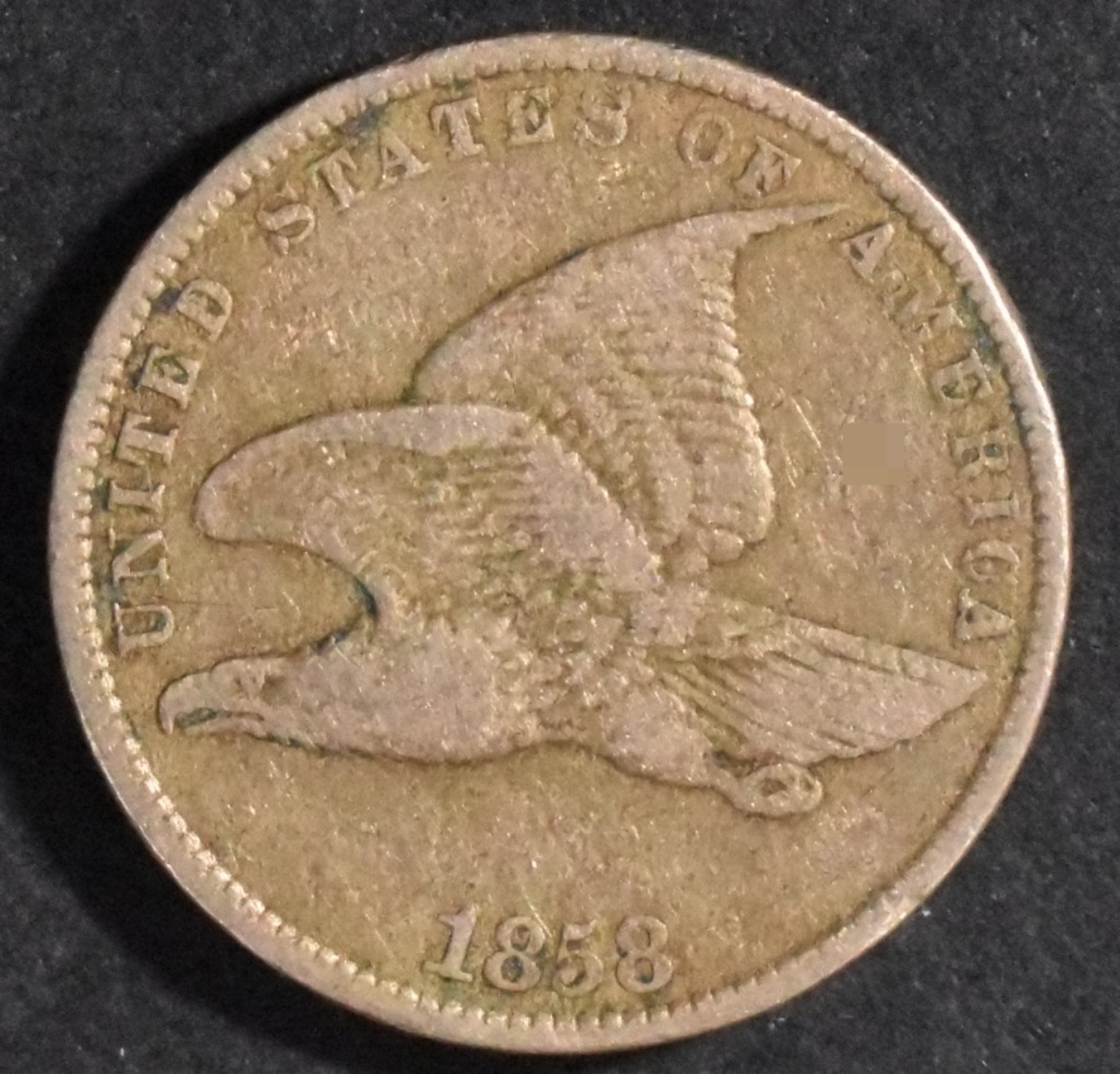 1858 Flying Eagle Cent