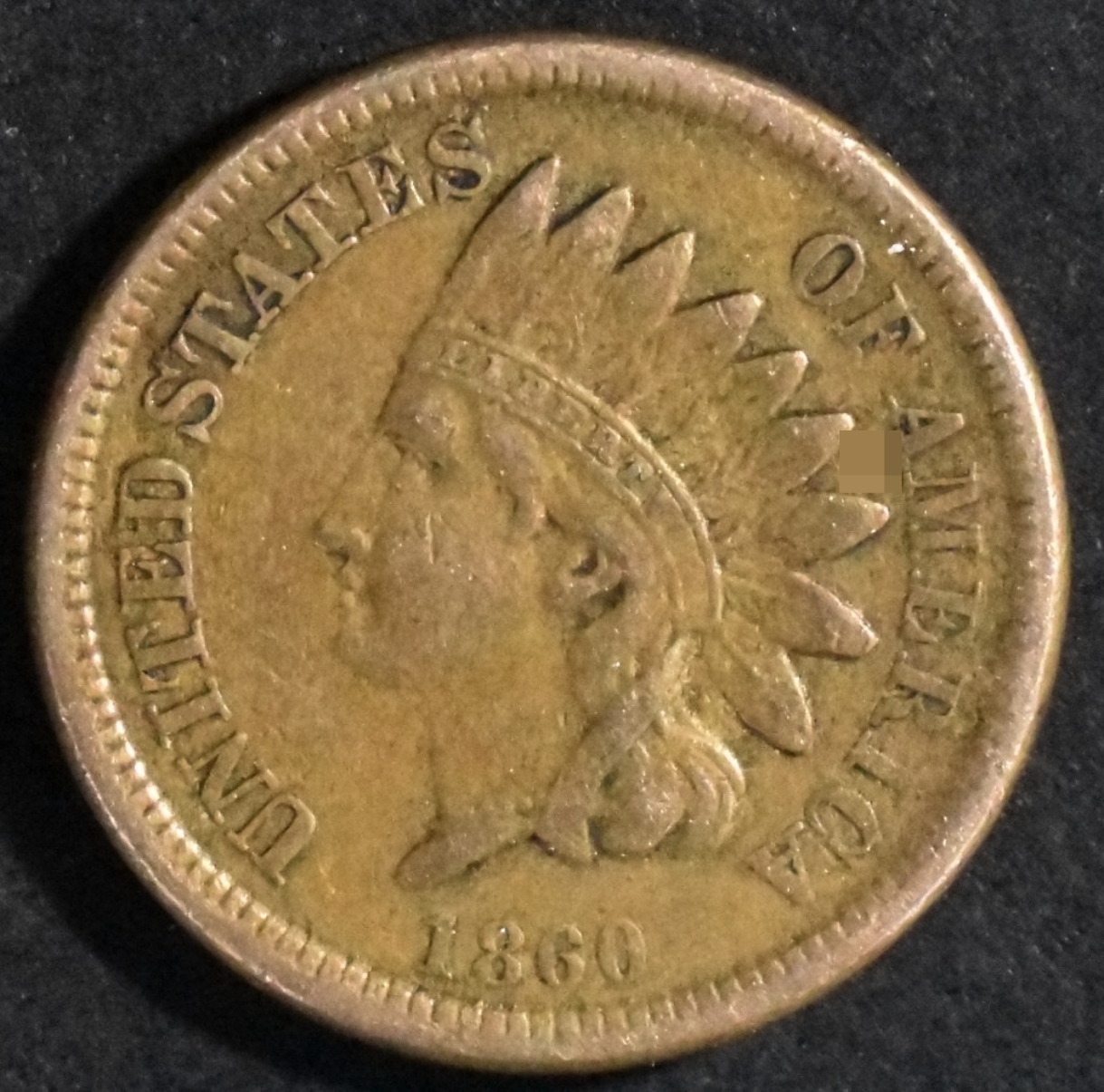 1860 Indian Head Cent